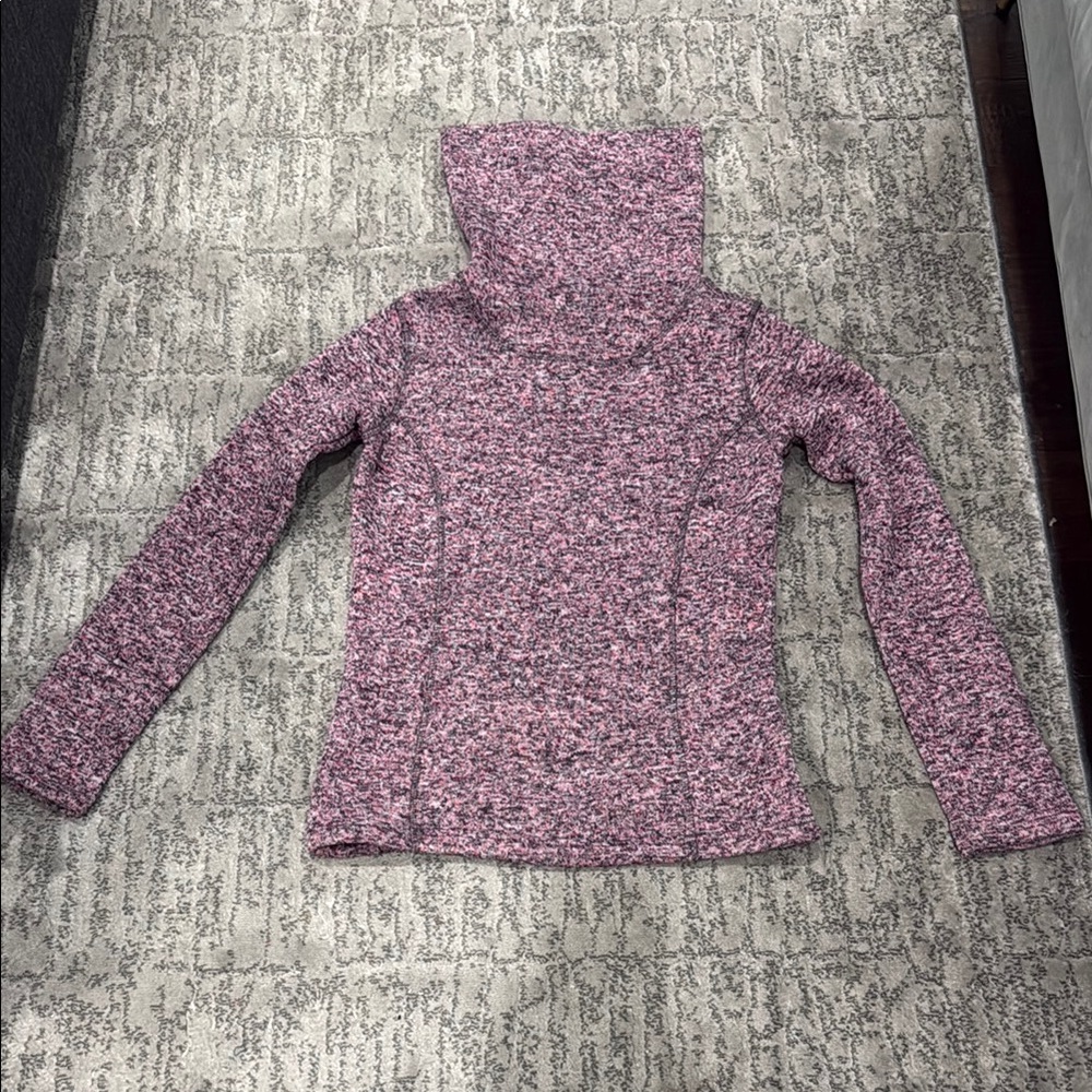 Mountain Warehouse Pink Marled Funnel Neck Sweater